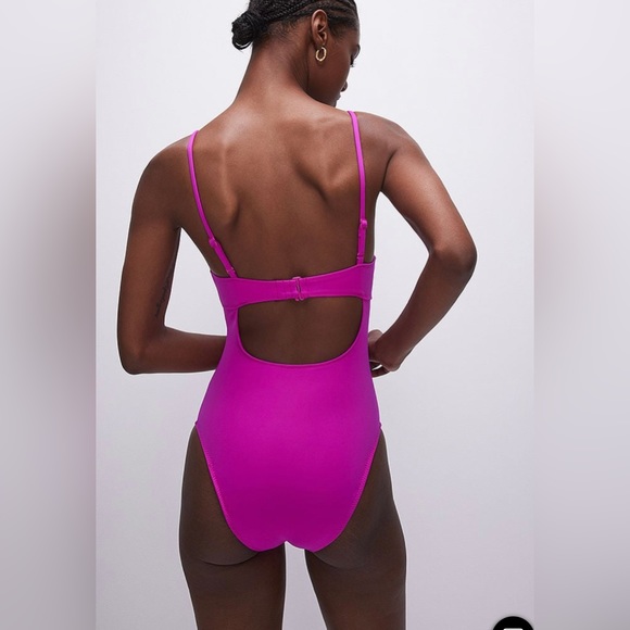 GOOD AMERICAN Fuchsia Pink Swimsuit Size S - Picture 2 of 11